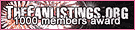 1000 members award - October 29, 2005